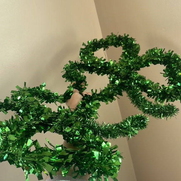 Set of 2 Shamrock hanging decor st patty day - Picture 4 of 4